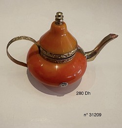 Théière ambre